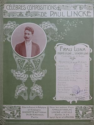 Image du vendeur pour LINCKE Paul Luna-Valse Madame La Lune Piano 1899 mis en vente par partitions-anciennes