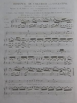 MARTINI Plaisir d'Amour Romance du Chevrier Chant Piano ou Harpe ca1790