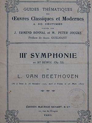 BEETHOVEN Symphonie No 3 op 55 Guide Thématique