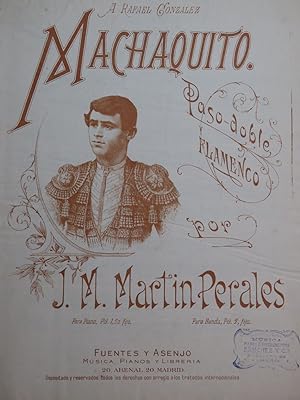 Bild des Verkufers fr MARTIN PERALES Juan Manuel Machaquito Piano ca1910 zum Verkauf von partitions-anciennes