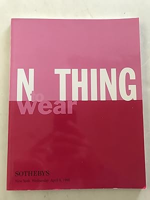 "Nothing to Wear" Sotheby's fashion auction 1998