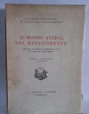 Imagen del vendedor de Il Mondo Antico nel Rinascimento a la venta por Libros de Ultramar Alicante