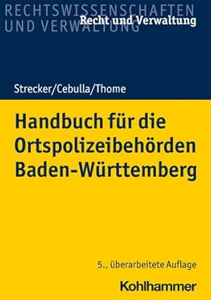 Seller image for Handbuch Fur Ordnungsamter Und Ortspolizeibehorden Baden-wurttemberg -Language: German for sale by GreatBookPricesUK