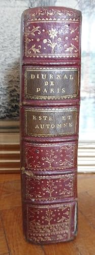 Diurnal de Paris latin-françois. Este et automne