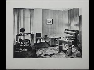 LOUIS SOGNOT, CHAMBRE - PLANCHE 1929 - ART DECO, ATELIER PRIMAVERA
