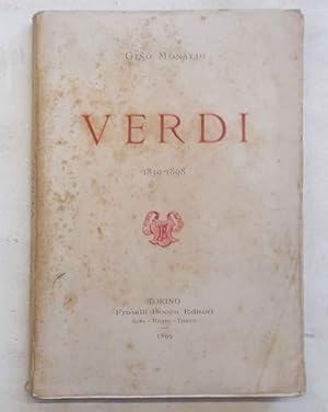 Bild des Verkufers fr Verdi. 1839-1898. zum Verkauf von S.B. Il Piacere e il Dovere