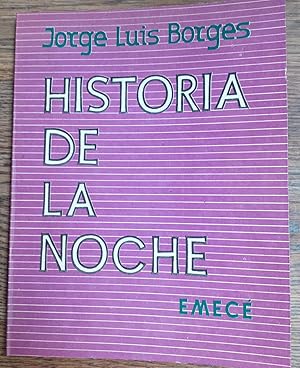 Imagen del vendedor de HISTORIA DE LA NOCHE (1st.edition) a la venta por DEL SUBURBIO  LIBROS- VENTA PARTICULAR