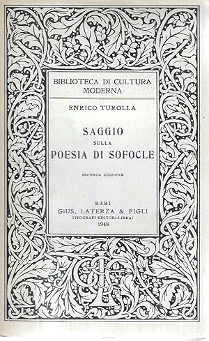 Saggio sulla poesia di Sofocle