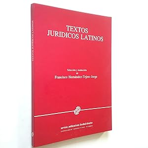 Image du vendeur pour Textos jurdicos latinos mis en vente par MAUTALOS LIBRERA