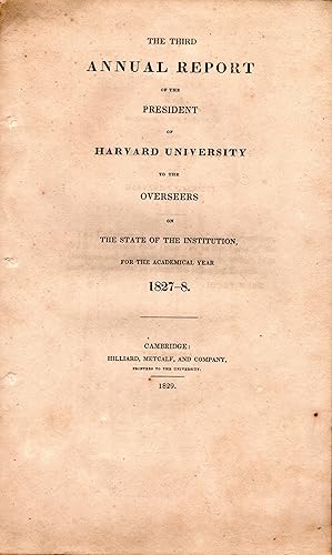 Annual Report on Harvard University