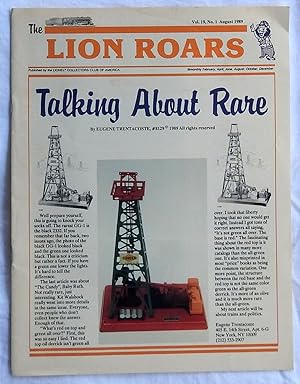 Seller image for The Lion Roars August 1989 Volume 19 Number 1 for sale by Argyl Houser, Bookseller