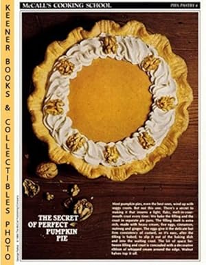 McCall's Cooking School Recipe Card: Pies, Pastry 4 - Pumpkin Pie With A Secret : Replacement McC...