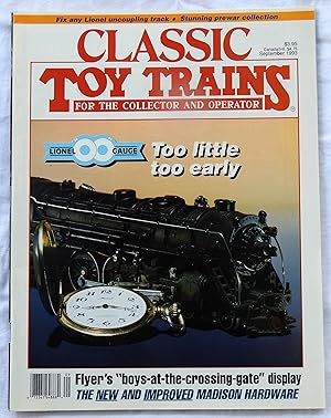 Bild des Verkufers fr Classic Toy Trains September 1993 Volume 6 Number 5 zum Verkauf von Argyl Houser, Bookseller