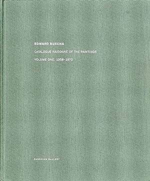 Imagen del vendedor de Edward Ruscha: Catalogue Raisonn of the Paintings, Volume 1 (One), 1958-1970 [SIGNED] a la venta por Vincent Borrelli, Bookseller