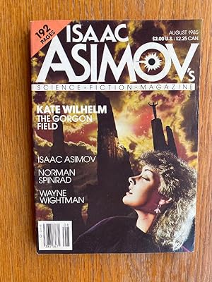 Bild des Verkufers fr Isaac Asimov's Science Fiction August 1985 zum Verkauf von Scene of the Crime, ABAC, IOBA