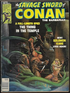 Immagine del venditore per SAVAGE SWORD OF CONAN The Barbarian: No. 13, July / Aug. 1976 venduto da Books from the Crypt