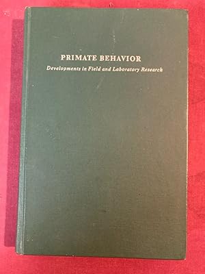 Bild des Verkufers fr Primate Behavior. Developments in Field and Laboratory Research, Volume 4. zum Verkauf von Plurabelle Books Ltd