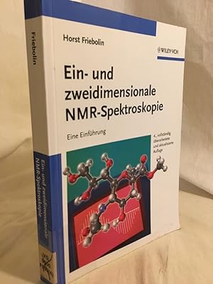 Imagen del vendedor de Ein- und zweidimensionale NMR-Spektroskopie: Eine Einfhrung. a la venta por Versandantiquariat Waffel-Schrder