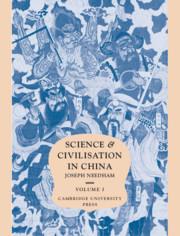 Bild des Verkufers fr Science and Civilisation in China: Volume 1, Introductory Orientations zum Verkauf von moluna
