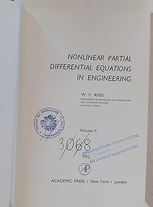 Seller image for Nonlinear Partial Differential Equations in Engineering, vol. 2 for sale by books4less (Versandantiquariat Petra Gros GmbH & Co. KG)