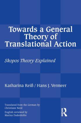 Seller image for Towards a General Theory of Translational Action for sale by moluna