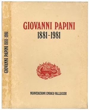 Bild des Verkufers fr Giovanni Papini 1881-1981. zum Verkauf von Libreria Alberto Govi di F. Govi Sas