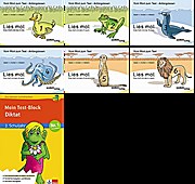 Seller image for Lies mal Heft 1 Ente, 2 Frosch, 3 Robbe, 4 Krake, 5 Erdmnnchen, 6 Lwe neue Version u Die kleinen Lerndrachen: Mein Test-Block - Diktat, Deutsch 2. Klasse for sale by AHA-BUCH