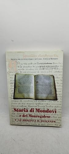 Imagen del vendedor de storia di mondov e del monregalese 1 le origini e il duecento a la venta por Luens di Marco Addonisio