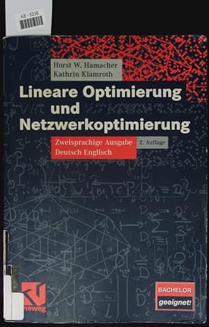 Bild des Verkufers fr Lineare Optimierung und Netzwerkoptimierung. zum Verkauf von Antiquariat Bookfarm