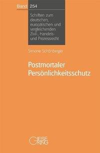 Seller image for Postmortaler Persoenlichkeitsschutz for sale by moluna