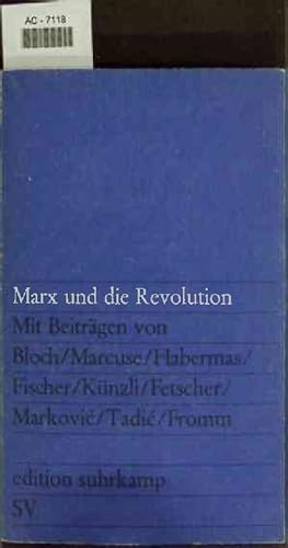 Imagen del vendedor de Marx und die Revolution. a la venta por Antiquariat Bookfarm