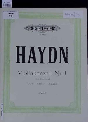 Imagen del vendedor de Joseph Haydn. Konzert in C Dur fr Violine und Klavier. a la venta por Antiquariat Bookfarm
