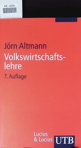 Bild des Verkufers fr Volkswirtschaftslehre. zum Verkauf von Antiquariat Bookfarm