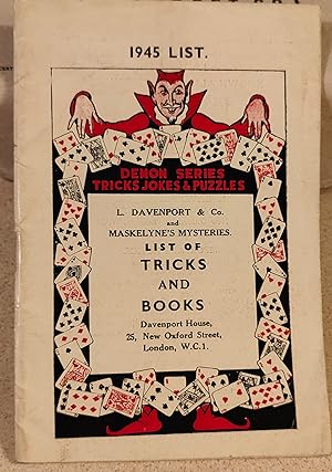Imagen del vendedor de 1945 List Of Tricks And Books a la venta por Shore Books