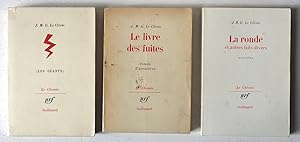 Seller image for [Lot de 3 romans et recueils de nouvelles parus dans la collection 'Le Chemin' chez Gallimard] for sale by Le Rayon populaire