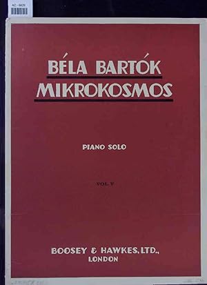 Bild des Verkufers fr Bela Bartok. Mikrokosmos. Progressive piano pieces. Vol. 5, piano solo zum Verkauf von Antiquariat Bookfarm