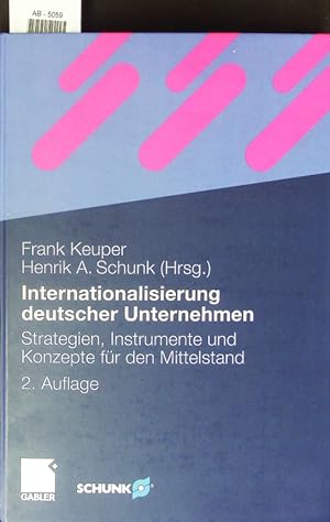 Bild des Verkufers fr Internationalisierung deutscher Unternehmen. zum Verkauf von Antiquariat Bookfarm