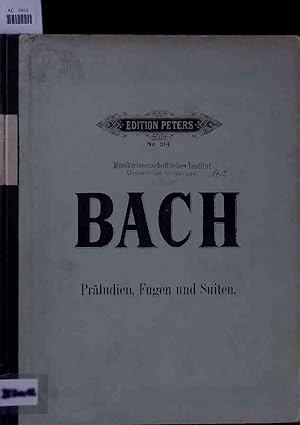 Imagen del vendedor de Bach. Prludien, Fugen und Suiten. a la venta por Antiquariat Bookfarm