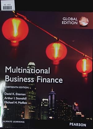 Imagen del vendedor de Multinational business finance. a la venta por Antiquariat Bookfarm