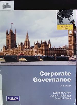 Seller image for Corporate governance. for sale by Antiquariat Bookfarm