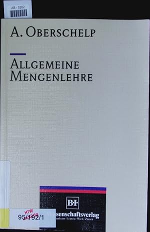 Seller image for Allgemeine Mengenlehre. for sale by Antiquariat Bookfarm