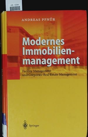 Seller image for Modernes Immobilienmanagement. for sale by Antiquariat Bookfarm