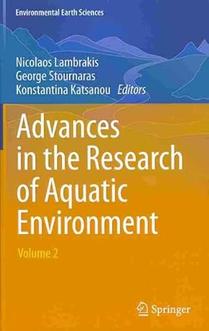 Immagine del venditore per Advances in the Research of Aquatic Environment venduto da GreatBookPrices