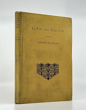 Seller image for La Fille aux Yeux d'Or [The Girl with the Golden Eyes] by Honor de Balzac for sale by Maggs Bros. Ltd ABA, ILAB, PBFA, BA