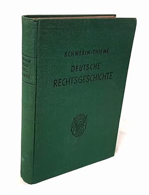 Bild des Verkufers fr Grundzge der deutschen Rechtsgeschichte. Vierte Auflage, nach dem Tode des Verfassers besorgt von Dr. Hans Thieme. zum Verkauf von Antiquariat Dennis R. Plummer