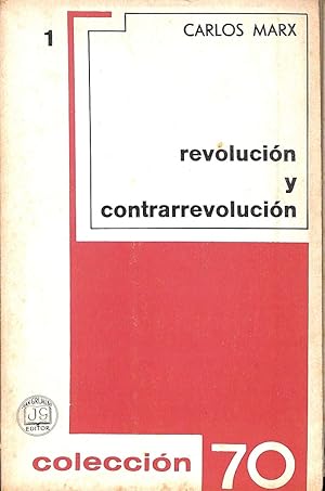 Imagen del vendedor de REVOLUCIN Y CONTRARREVOLUCIN . a la venta por Librera Smile Books