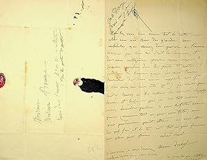 Seller image for Lettre autographe signe for sale by Librairie Trois Plumes