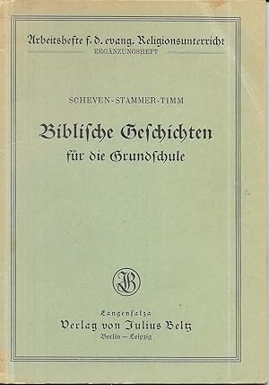 Imagen del vendedor de Biblische Geschichten fr die Grundschule (Arbeitshefte fr den evang. Religionsunterricht) a la venta por Antiquariat Christian Wulff