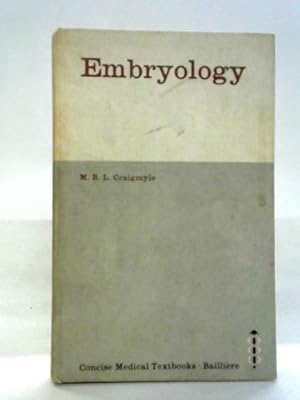 Bild des Verkufers fr Embryology zum Verkauf von World of Rare Books