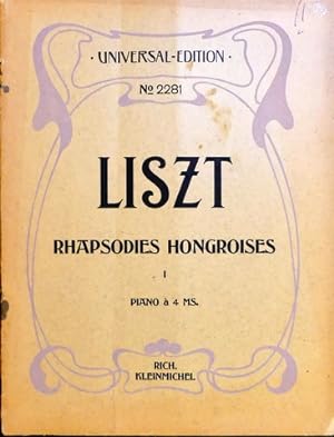 [R 106, 1. Arr.] Ungarische Rhapsodien. Bearbeitung für Pianoforte zu vier Händen von R. Kleinmic...